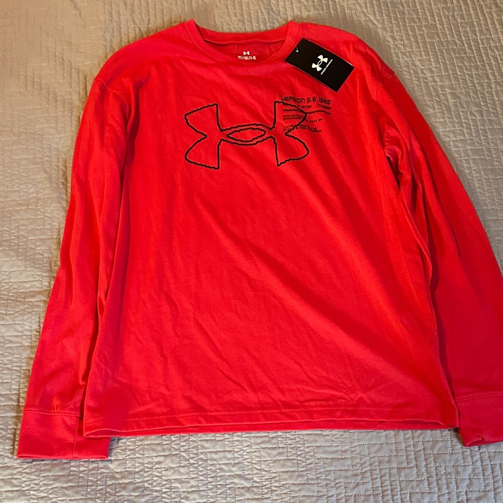 Under Armour Bold Red Crew Neck Shirt